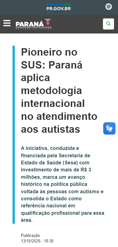 Notícia PR Gov